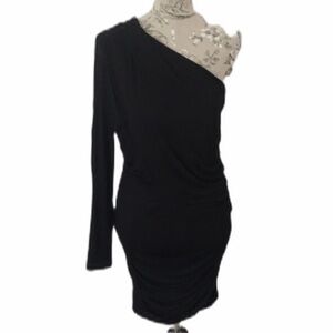 *nwt Casual Couture Black One Shoulder Dress…
